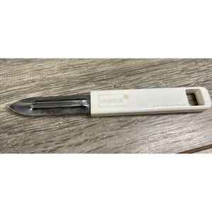 Vintage Kamenstein Potatoe Vegetable Peeler Plastic Handle with Square Hole
